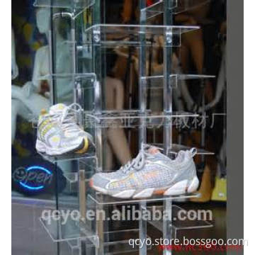 customized acrylic nike shoe rack china supplier